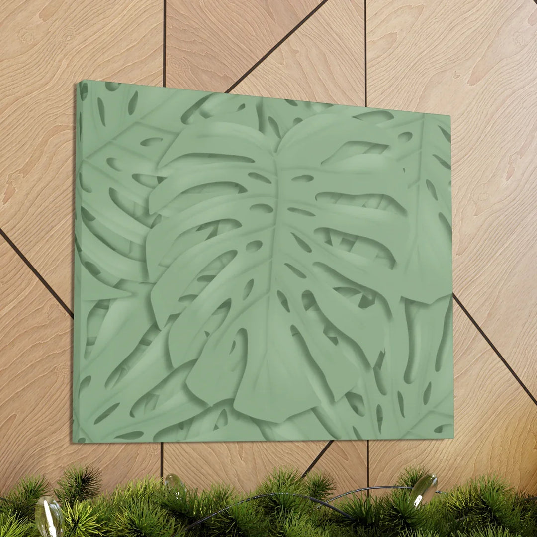 Monstera Canvas Art | Durable Matte Finish Canvas Art Print for Indoor Wall Decor