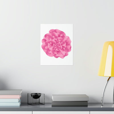 Abstract Peony Flower Print, Poster, Printify, Back to School, Home & Living, Indoor, Matte, Paper, Posters, Valentine's Day promotion, Laura Christine Photography & Design, laurachristinedesign.com