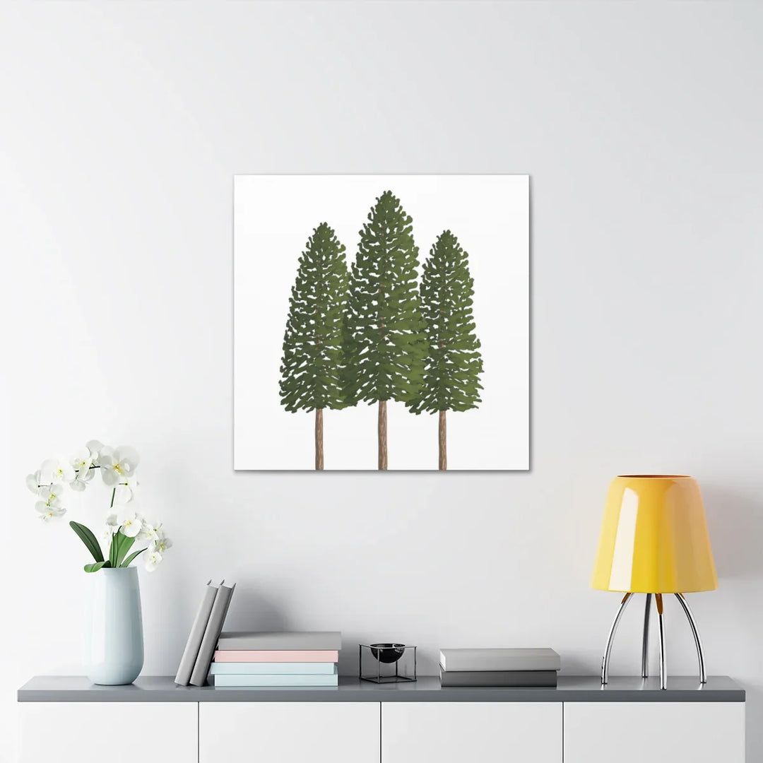Ponderosa Pine Canvas - Large Stretched Cotton Canvas Art Print With Matte Finish