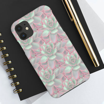 Echeveria Violet Queen Succulent Phone Case, Phone Case, Printify, Accessories, Glossy, iPhone Cases, Matte, Phone accessory, Phone Cases, Samsung Cases, Laura Christine Photography & Design, laurachristinedesign.com