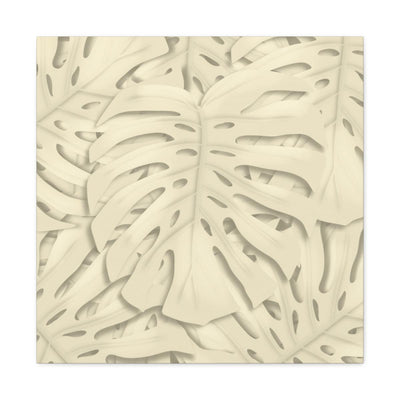 Soft Beige Monstera Canvas, Canvas, Laura Christine Photography & Design, Art & Wall Decor, Canvas, Hanging Hardware, Home & Living, Indoor, Laura Christine Photography & Design, laurachristinedesign.com