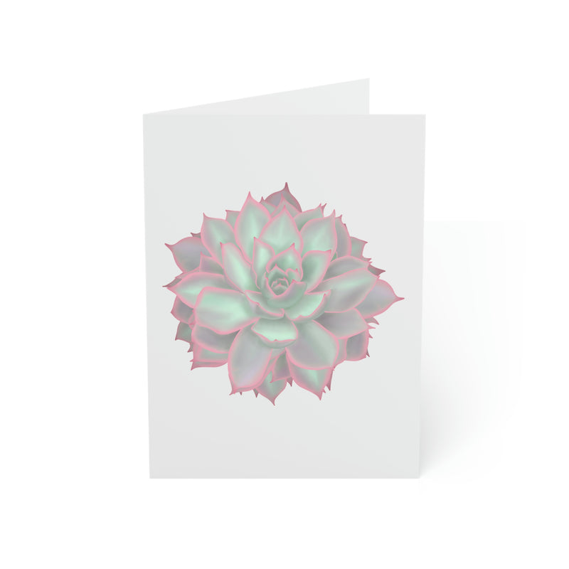 Echeveria Violet Queen Succulent Greeting Card