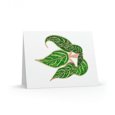 Aglaonema Sparkling Sarah Greeting Card