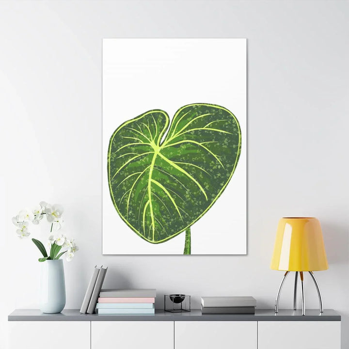 Philodendron Gloriosum Canvas - Stretched Canvas Art Print | Matte Indoor Wall Art - Laura Christine Photography & Design