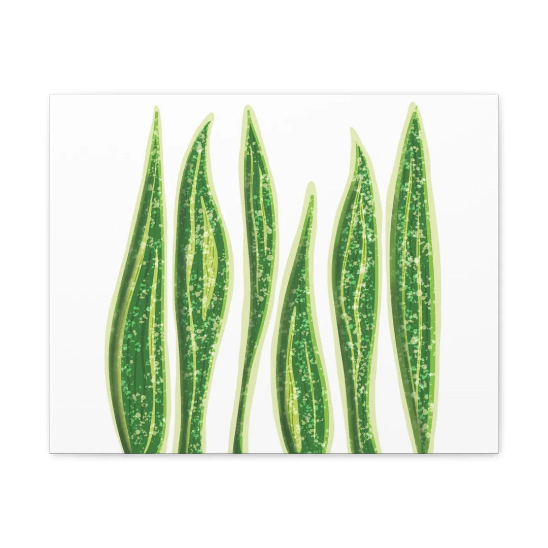 Snake Plant Canvas | Botanical Canvas Decor - Matte Finish Artwork for Living Room - Laura Christine Photography & Design