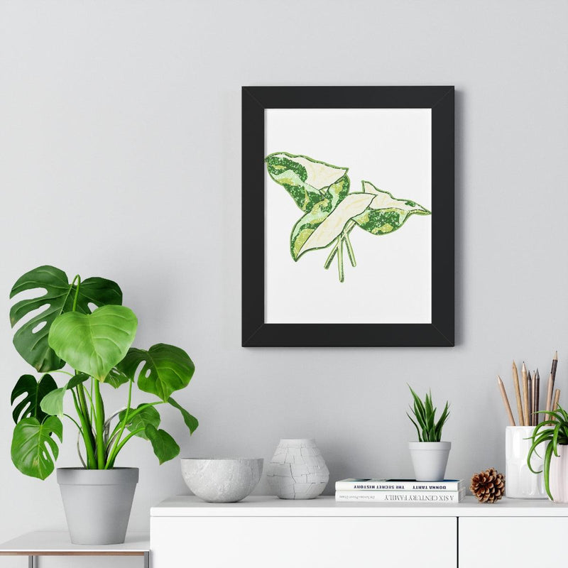 Marble Syngonium Framed Print, Poster, Laura Christine Photography & Design, Framed, Home & Living, Indoor, Paper, Posters, Laura Christine Photography & Design, laurachristinedesign.com