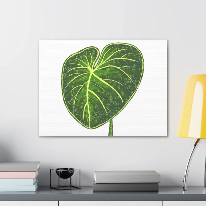 Philodendron Gloriosum Canvas - Stretched Canvas Art Print | Matte Indoor Wall Art - Laura Christine Photography & Design