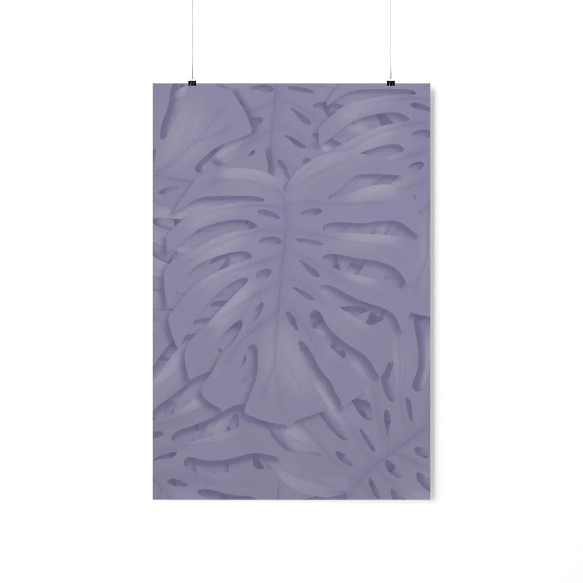 Violet Monstera Print, Poster, Laura Christine Photography & Design, Back to School, Home & Living, Indoor, Matte, Paper, Posters, Valentine's Day promotion, Laura Christine Photography & Design, laurachristinedesign.com