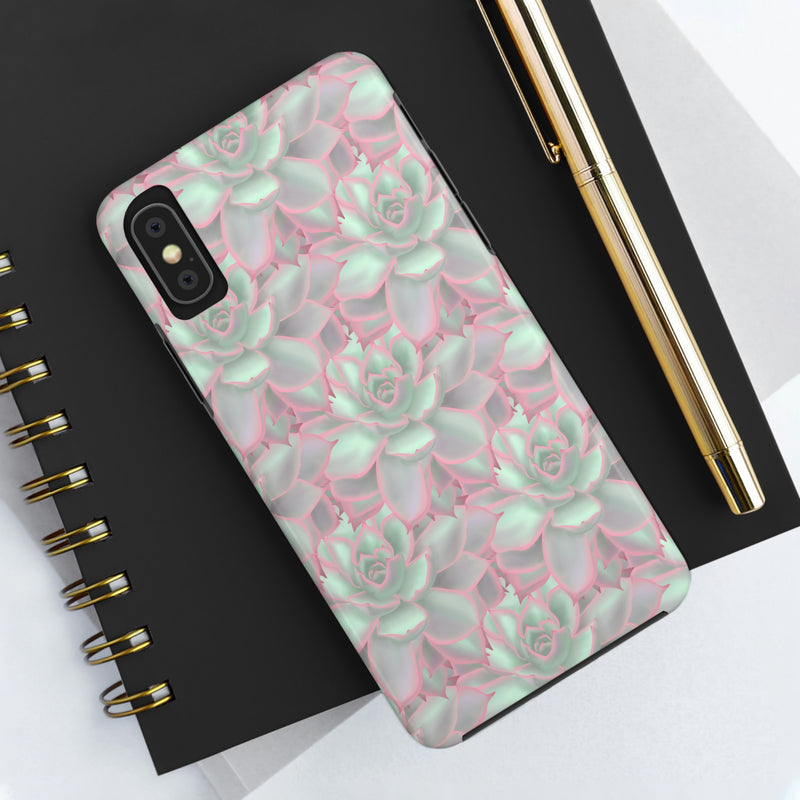 Echeveria Violet Queen Succulent Phone Case, Phone Case, Printify, Accessories, Glossy, iPhone Cases, Matte, Phone accessory, Phone Cases, Samsung Cases, Laura Christine Photography & Design, laurachristinedesign.com