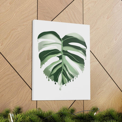 Melting Monstera Albo - Canvas, Canvas, Laura Christine Photography & Design, Art & Wall Decor, Canvas, Hanging Hardware, Home & Living, Indoor, Laura Christine Photography & Design, laurachristinedesign.com