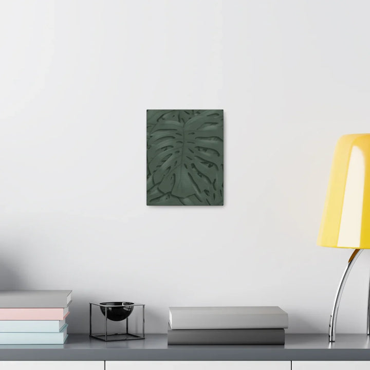 Monstera Canvas Art | Tropical Leaf Canvas Art Print - Matte Finish & Durable Cotton
