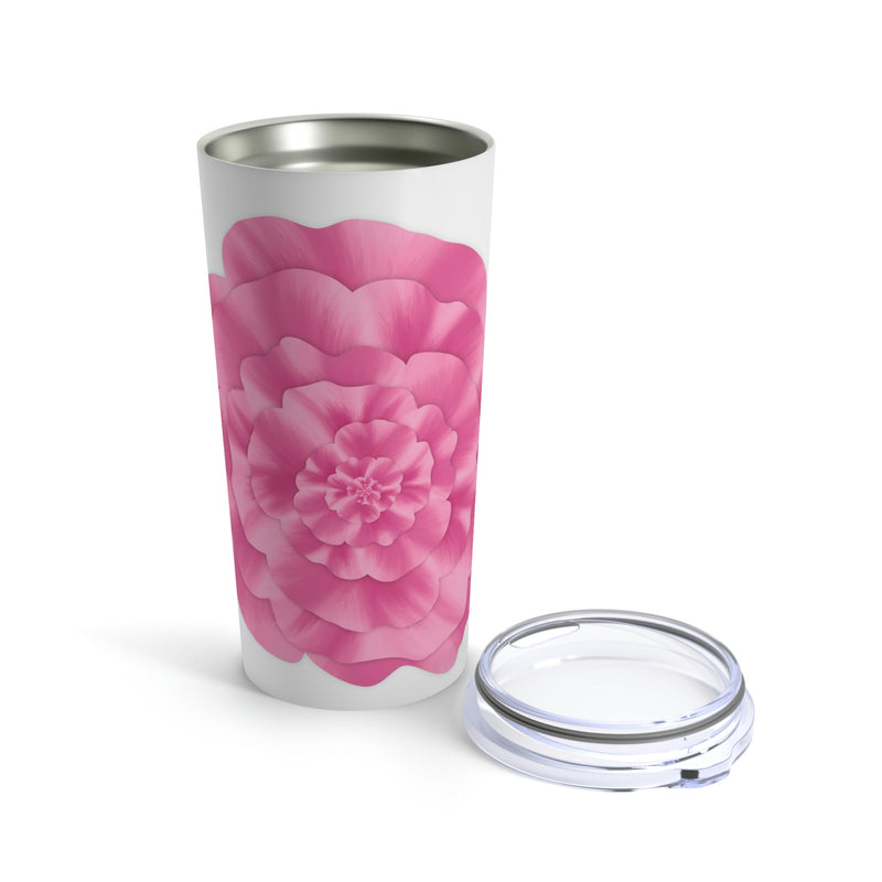 Vaso de flor de peonía abstracta