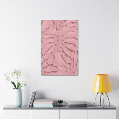 Soft Pink Monstera Canvas, Canvas, Laura Christine Photography & Design, Art & Wall Decor, Canvas, Hanging Hardware, Home & Living, Indoor, Laura Christine Photography & Design, laurachristinedesign.com