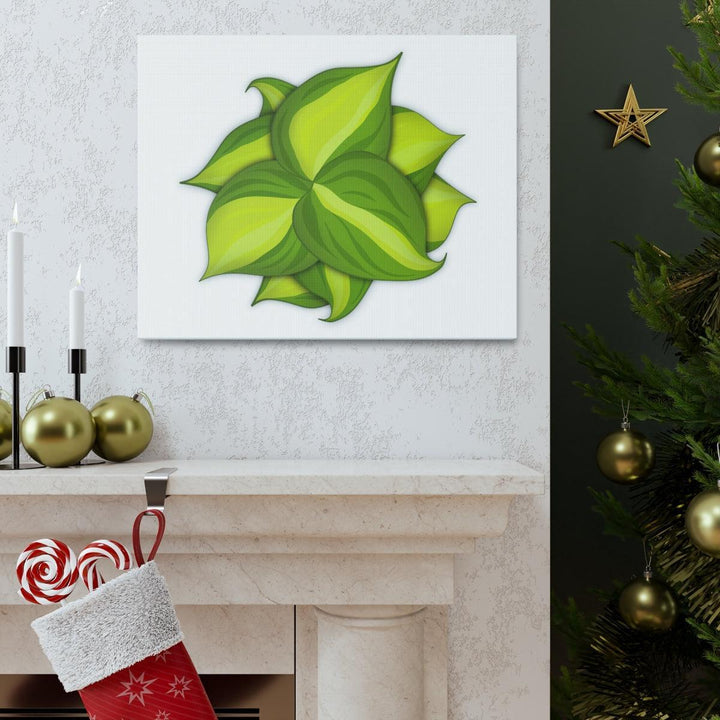 Philodendron Brasil Canvas - Botanical Canvas Art Print With Matte Finish & Durable Hanging - Laura Christine Photography & Design