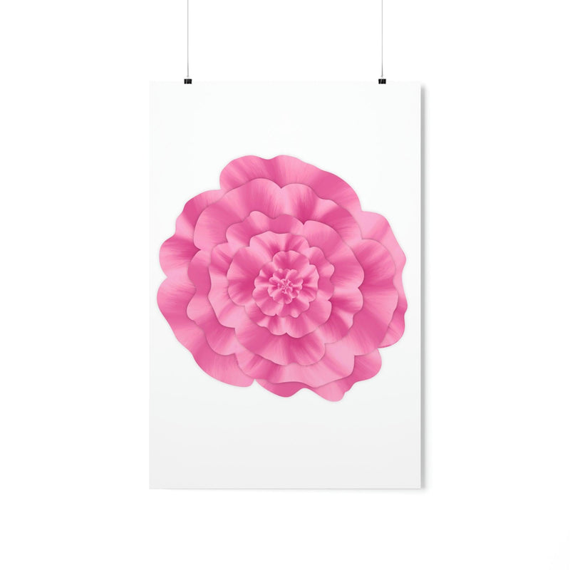 Abstract Peony Flower Print, Poster, Printify, Back to School, Home & Living, Indoor, Matte, Paper, Posters, Valentine&