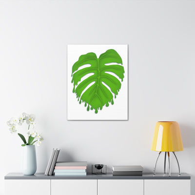 Lienzo Monstera derritiéndose