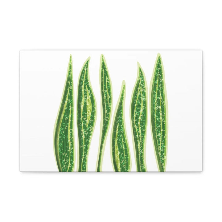 Snake Plant Canvas | Botanical Canvas Decor - Matte Finish Artwork for Living Room - Laura Christine Photography & Design