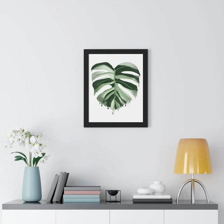Melting Monstera (Albo) Framed Print, Poster, Laura Christine Photography & Design, Framed, Home & Living, Indoor, Paper, Posters, Laura Christine Photography & Design, laurachristinedesign.com