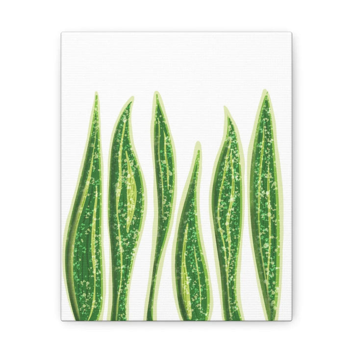 Snake Plant Canvas | Botanical Canvas Decor - Matte Finish Artwork for Living Room - Laura Christine Photography & Design