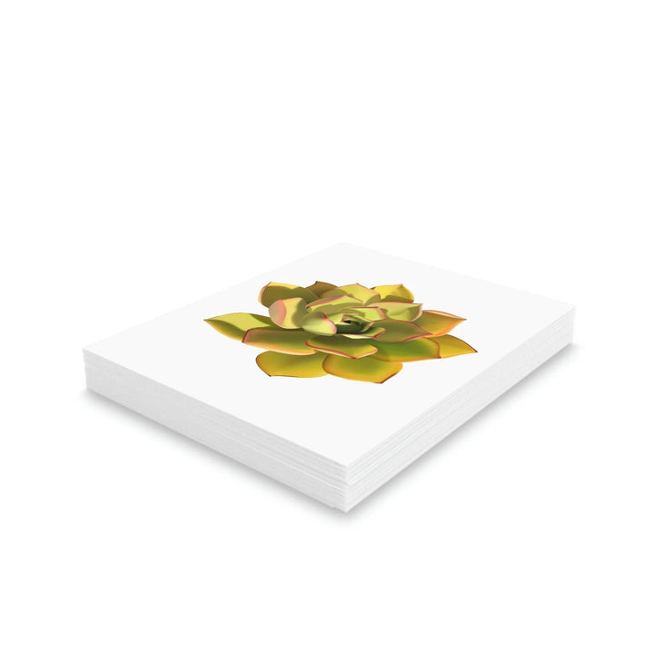 Noble Aeonium Succulent Greeting Card, Paper products, Printify, Greeting Card, Holiday Picks, Home & Living, Paper, Postcard, Postcards, Laura Christine Photography & Design, laurachristinedesign.com