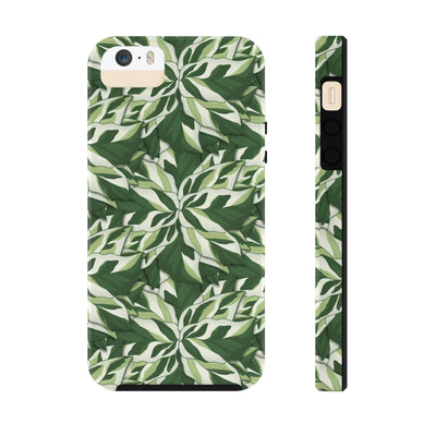 Calathea White Fusion Phone Case, Phone Case, Printify, Accessories, Android, Calathea, Gift, Glossy, House Plant, Illustration, Indoor Plant, Iphone, iPhone Cases, Matte, Mobile, Phone accessory, Phone Case, Phone Cases, Plant, Prayer Plant, Protective Case, Samsung Cases, White Fusion, Laura Christine Photography & Design, laurachristinedesign.com