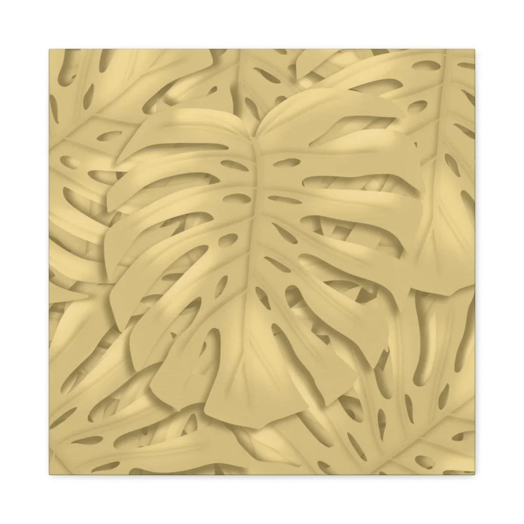 Golden Monstera Canvas, Canvas, Laura Christine Photography & Design, Art & Wall Decor, Canvas, Hanging Hardware, Home & Living, Indoor, Laura Christine Photography & Design, laurachristinedesign.com