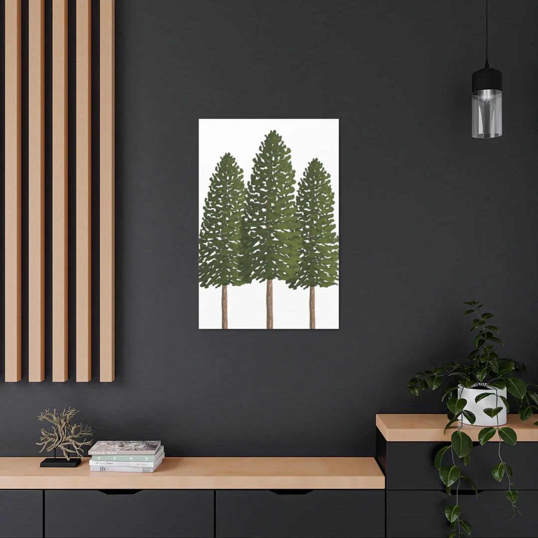 Ponderosa Pine Canvas - Large Stretched Cotton Canvas Art Print With Matte Finish