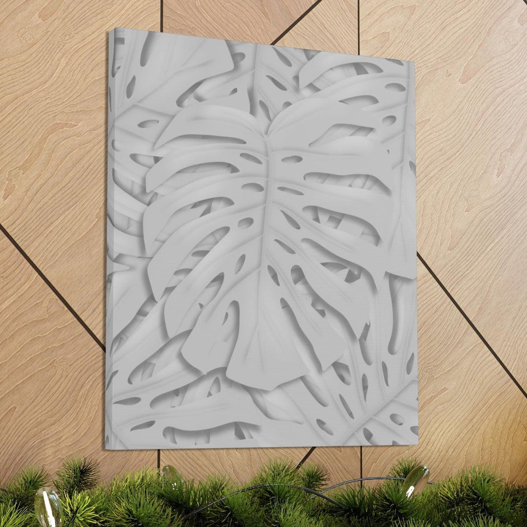 Soft Gray Monstera Canvas, Canvas, Laura Christine Photography & Design, Art & Wall Decor, Canvas, Hanging Hardware, Home & Living, Indoor, Laura Christine Photography & Design, laurachristinedesign.com