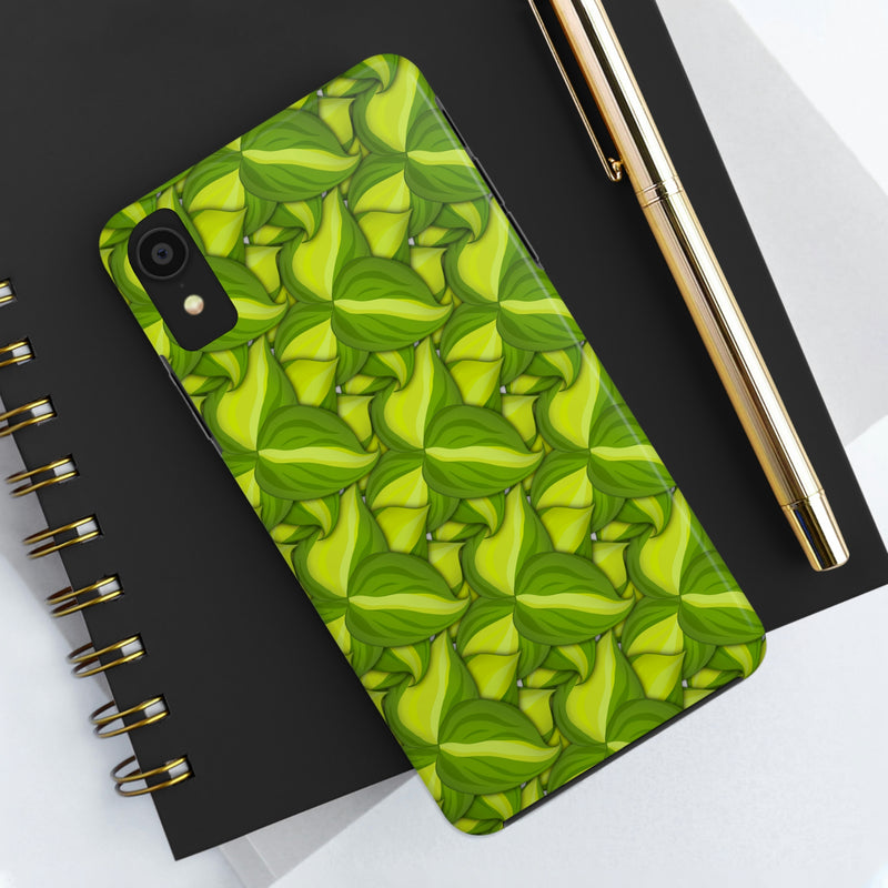 Philodendron Brasil Phone Case, Phone Case, Printify, Accessories, Glossy, iPhone Cases, Matte, Phone accessory, Phone Cases, Samsung Cases, Laura Christine Photography & Design, laurachristinedesign.com