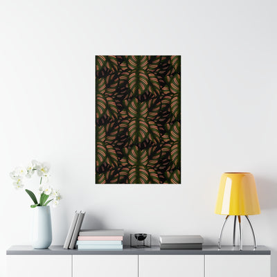 Estampado Calathea a rayas