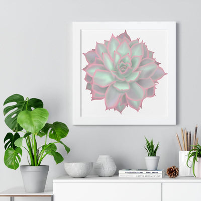 Echeveria Violet Queen Succulent Framed Print, Poster, Laura Christine Photography & Design, Framed, Home & Living, Indoor, Paper, Posters, Laura Christine Photography & Design, laurachristinedesign.com