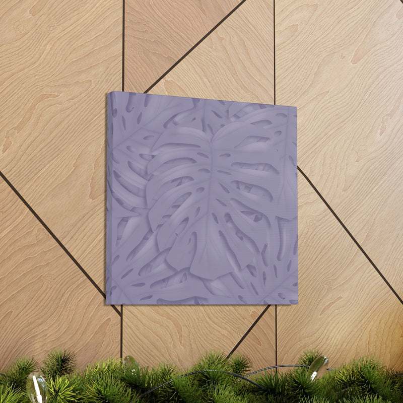 Violet Monstera Canvas