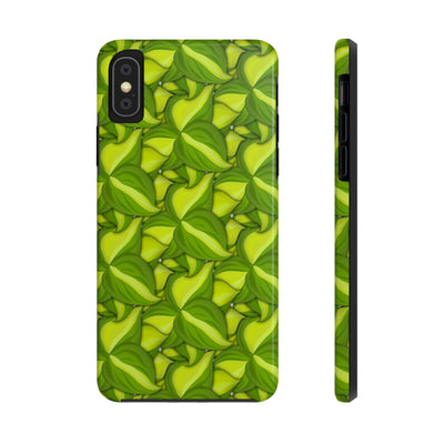 Philodendron Brasil Phone Case, Phone Case, Printify, Accessories, Glossy, iPhone Cases, Matte, Phone accessory, Phone Cases, Samsung Cases, Laura Christine Photography & Design, laurachristinedesign.com