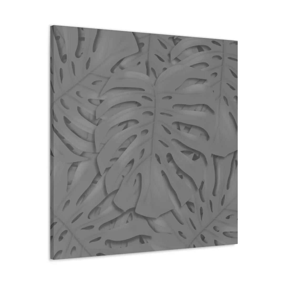 Monstera Canvas Art - Durable Matte Finish Canvas Art Print | Tropical Leaf Wall Decor