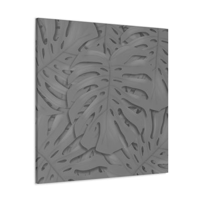 Smokey Monstera Canvas