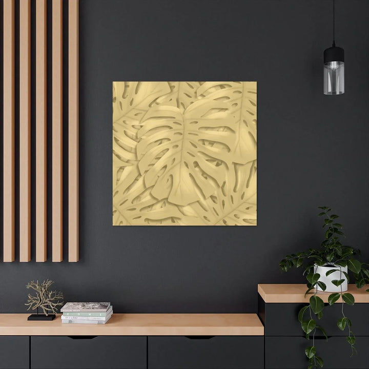Golden Monstera Canvas, Canvas, Laura Christine Photography & Design, Art & Wall Decor, Canvas, Hanging Hardware, Home & Living, Indoor, Laura Christine Photography & Design, laurachristinedesign.com