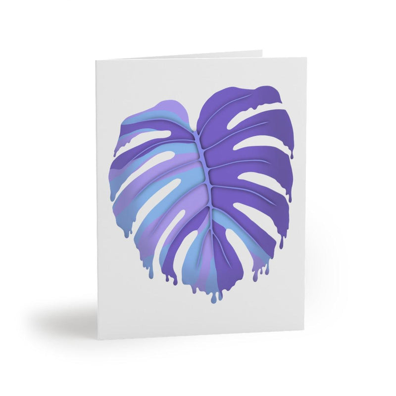 Melting Monstera, Purple - Greeting Card, Paper products, Laura Christine Photography & Design, Greeting Card, Holiday Picks, Home & Living, Paper, Postcard, Postcards, Laura Christine Photography & Design, laurachristinedesign.com