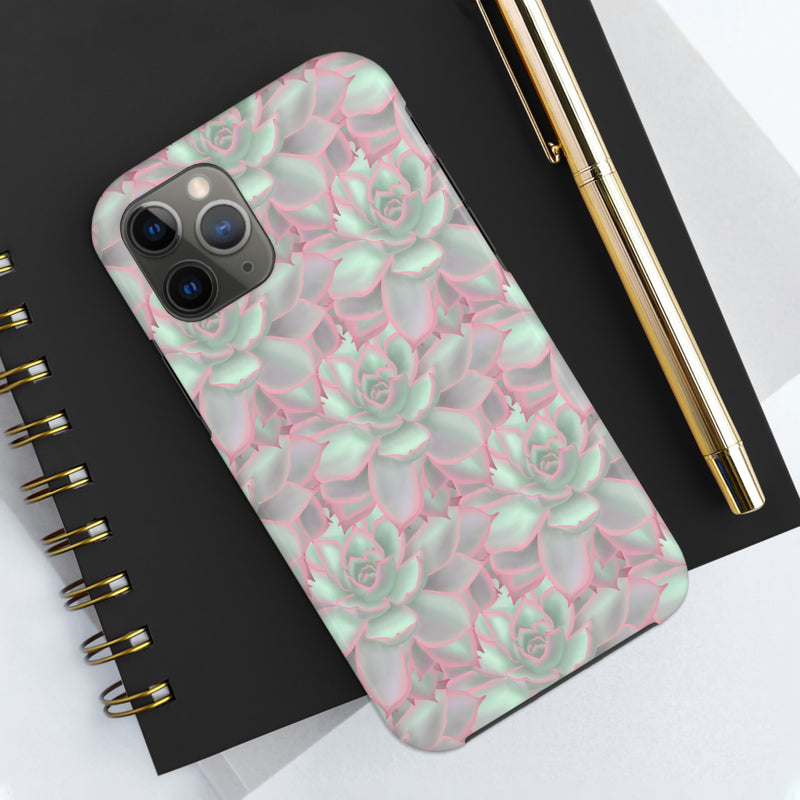 Echeveria Violet Queen Succulent Phone Case, Phone Case, Printify, Accessories, Glossy, iPhone Cases, Matte, Phone accessory, Phone Cases, Samsung Cases, Laura Christine Photography & Design, laurachristinedesign.com