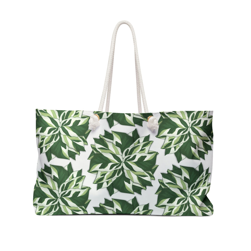 Calathea White Fusion Weekender Bag