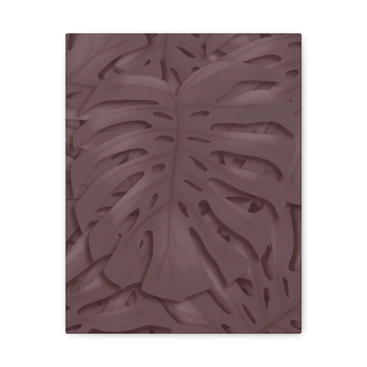 Monstera Canvas Art | Durable Matte Finish Canvas Art Print with Natural Leaf Hole Decor