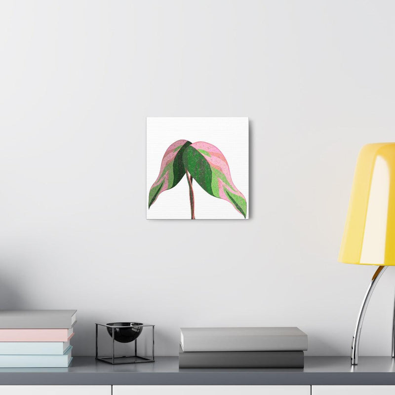 Pink Princess Philodendron Canvas, Canvas, Laura Christine Photography & Design, Art & Wall Decor, Canvas, Hanging Hardware, Home & Living, Indoor, Laura Christine Photography & Design, 