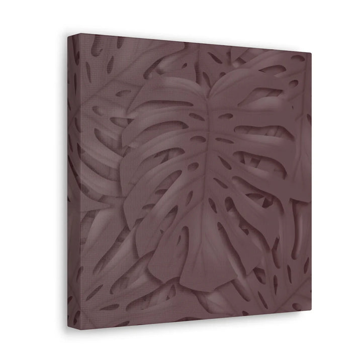 Monstera Canvas Art | Durable Matte Finish Canvas Art Print with Natural Leaf Hole Decor