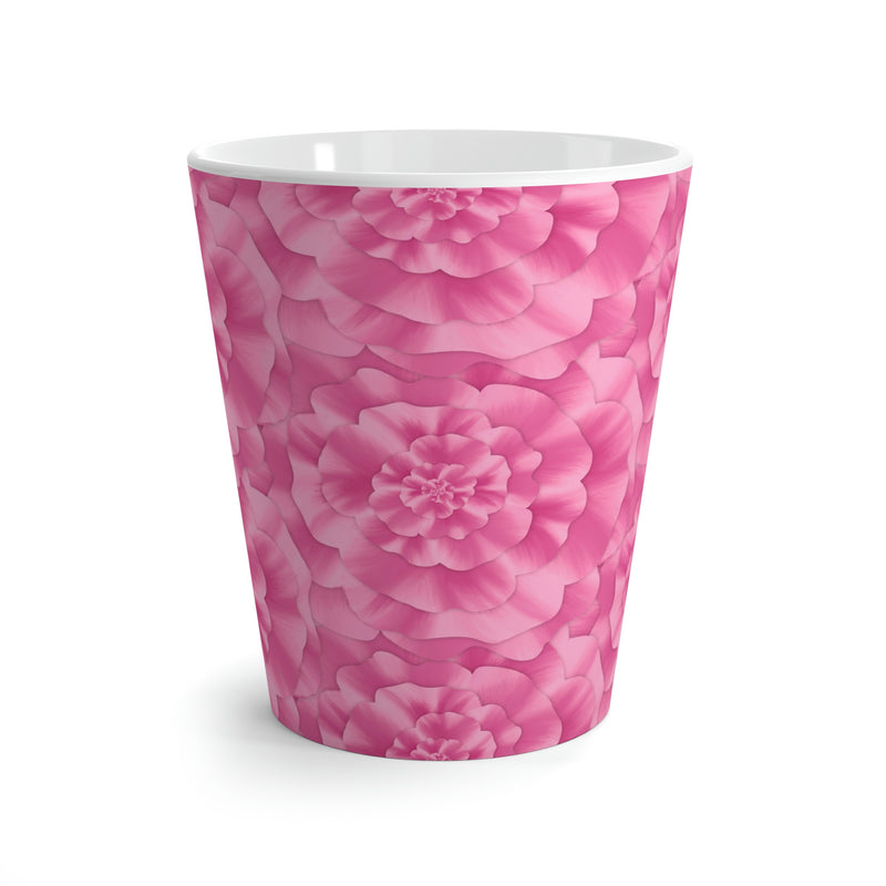 Abstract Peony Flower Mug