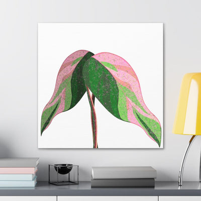Pink Princess Philodendron Canvas, Canvas, Laura Christine Photography & Design, Art & Wall Decor, Canvas, Hanging Hardware, Home & Living, Indoor, Laura Christine Photography & Design, laurachristinedesign.com