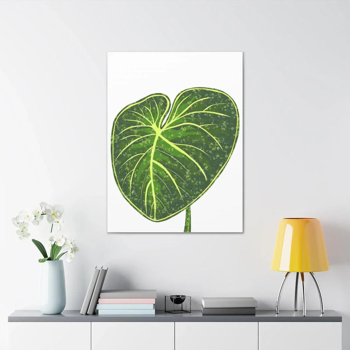 Philodendron Gloriosum Canvas - Stretched Canvas Art Print | Matte Indoor Wall Art - Laura Christine Photography & Design