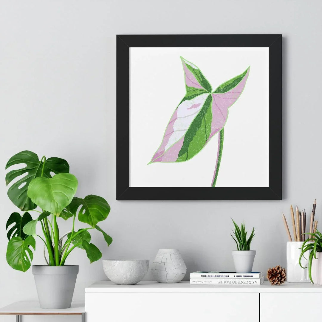 Syngonium Tricolor Framed Print, Poster, Laura Christine Photography & Design, Framed, Home & Living, Indoor, Paper, Posters, Laura Christine Photography & Design, laurachristinedesign.com