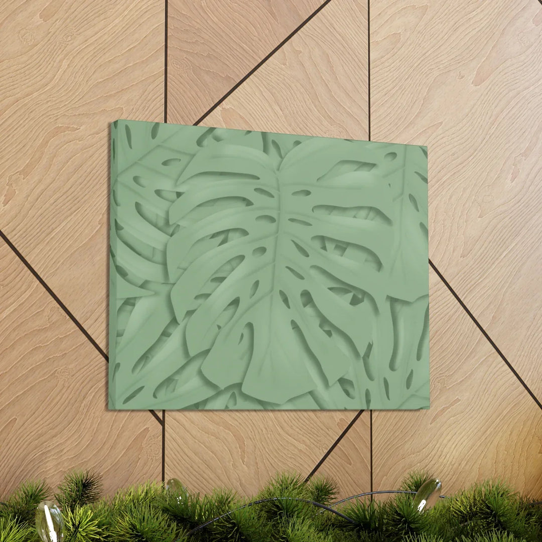 Monstera Canvas Art | Durable Matte Finish Canvas Art Print for Indoor Wall Decor