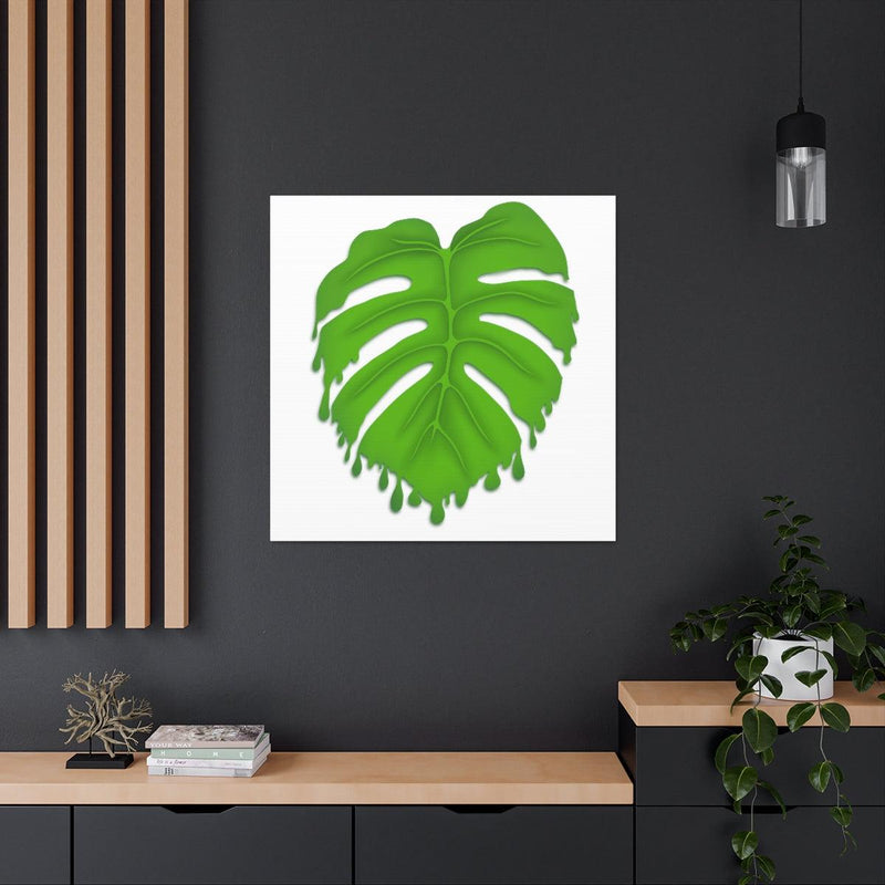 Melting Monstera Canvas, Canvas, Laura Christine Photography & Design, Art & Wall Decor, Canvas, Hanging Hardware, Home & Living, Indoor, Laura Christine Photography & Design, 