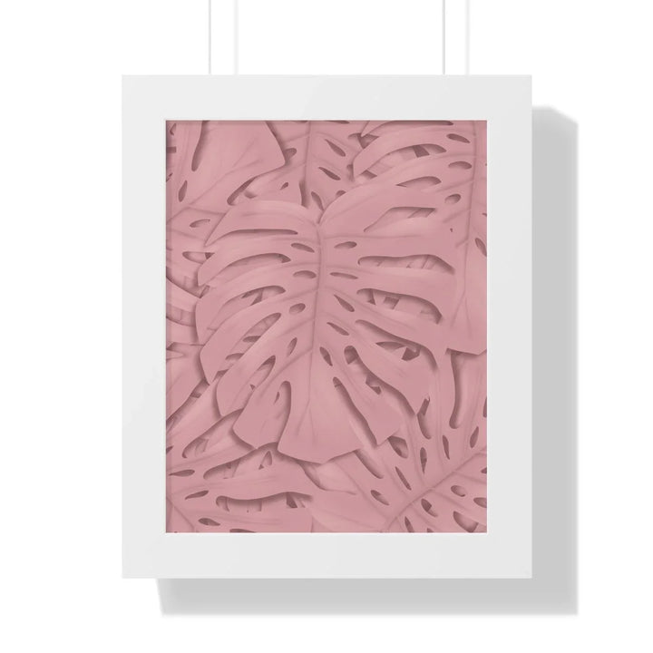 Soft Pink Monstera Framed Print, Poster, Laura Christine Photography & Design, Framed, Home & Living, Indoor, Paper, Posters, Laura Christine Photography & Design, laurachristinedesign.com