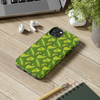 Philodendron Brasil Phone Case, Phone Case, Printify, Accessories, Glossy, iPhone Cases, Matte, Phone accessory, Phone Cases, Samsung Cases, Laura Christine Photography & Design, laurachristinedesign.com